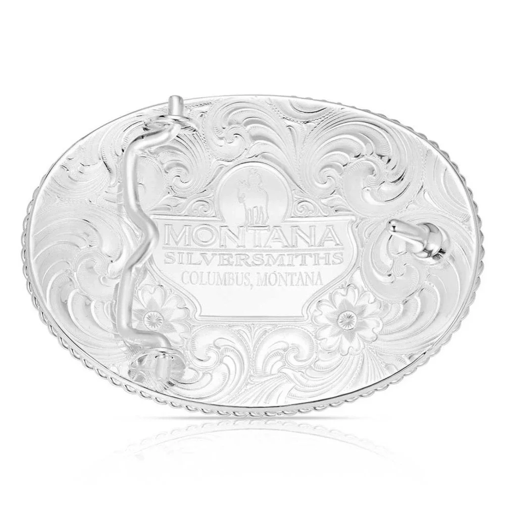 Montana Silversmiths Initial 'C' Belt Buckle – Western Two-Tone Retail $140 NEW